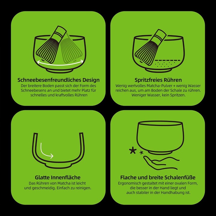 Produktbild Teanagoo 7-teiliges Matcha Tee-Set mit Besen und Zubehör