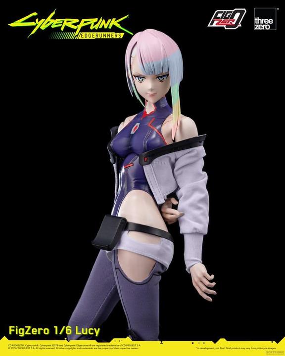 Produktbild ThreeZero Cyberpunk: Edgerunners FigZero Actionfigur 1/6 Lucy 29 cm