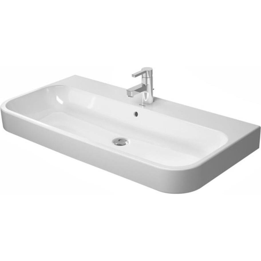 Duravit, Waschbecken, Möbelwaschtisch HAPPY D.2 m ÜL HLB 1000x505mm geschli 1 HL weiss (505 mm, 1000 mm)