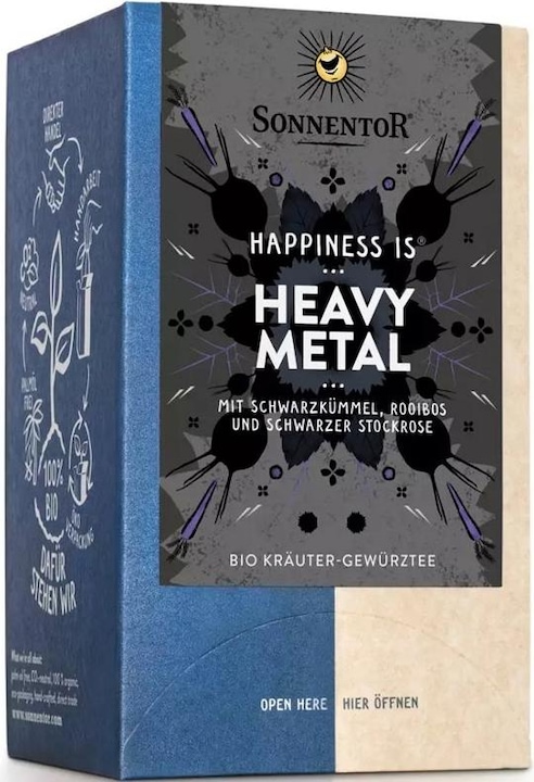 Actual product image Sonnentor Happiness is Heavy Metal Tee (69 g)