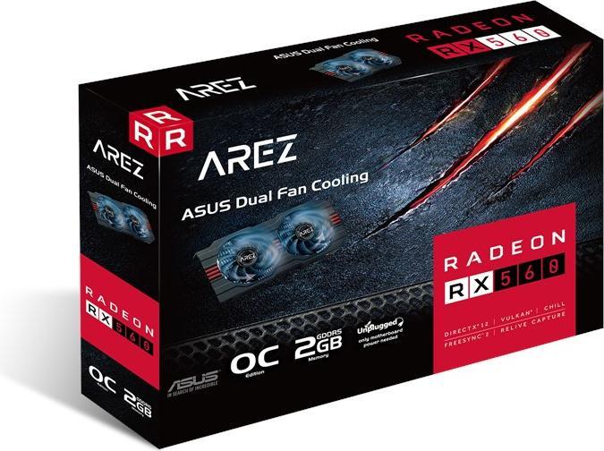 Produktbild ASUS Radeon AREZ RX 560 O2G EVO (2 GB)
