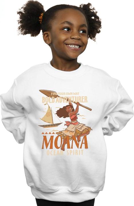 Actual product image Disney Girls Moana Find Your Own Way Sweatshirt (152, 158)