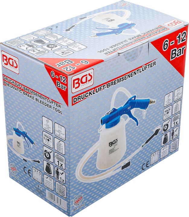 Actual product image BGS Pneumatic Brake Bleeder Tool