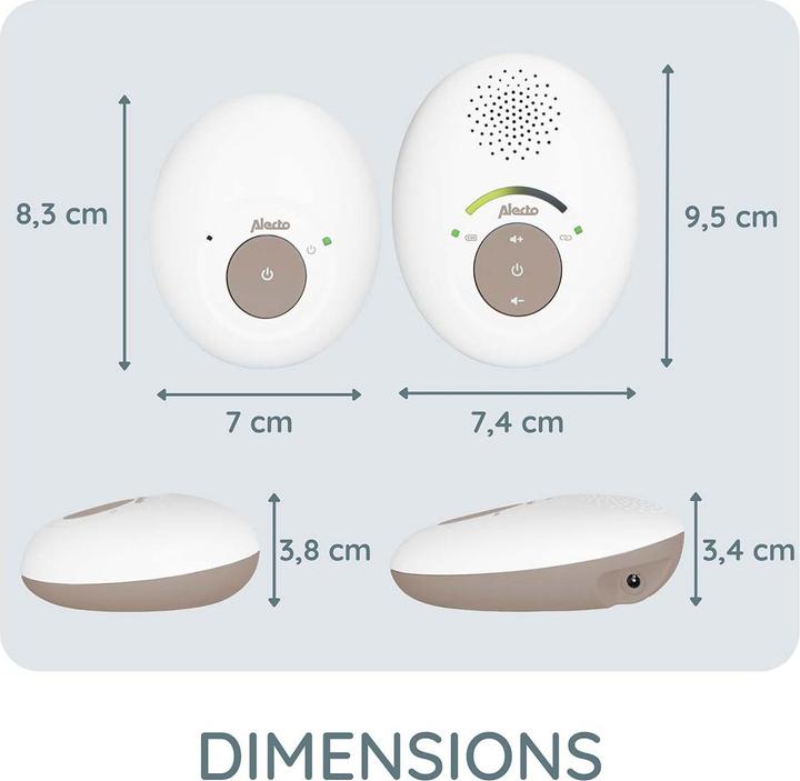 Actual product image Alecto DBX110BE (Baby Monitor Audio, 300 m)