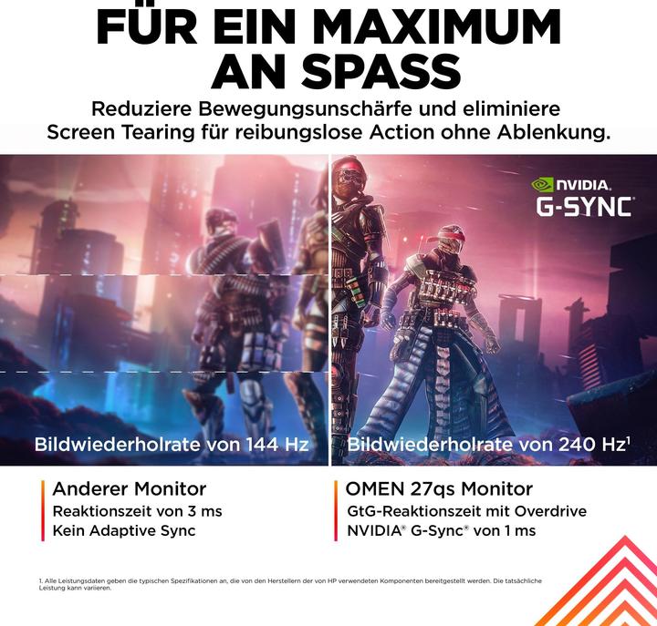 Produktbild HP 27qs (2560 x 1440 Pixel, 27")