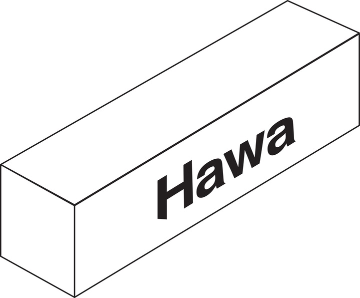 Produktbild HAWA Schiebetürbeschläge -COMBINO 20 H, Forslide