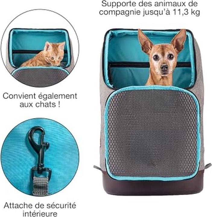 Actual product image Kurgo K9 Backpack (Cat, Dog, Breathable, Machine washable)