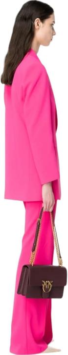 Actual product image Pinko Exagerata Button-Down Crepe Stretch Jacket (40)