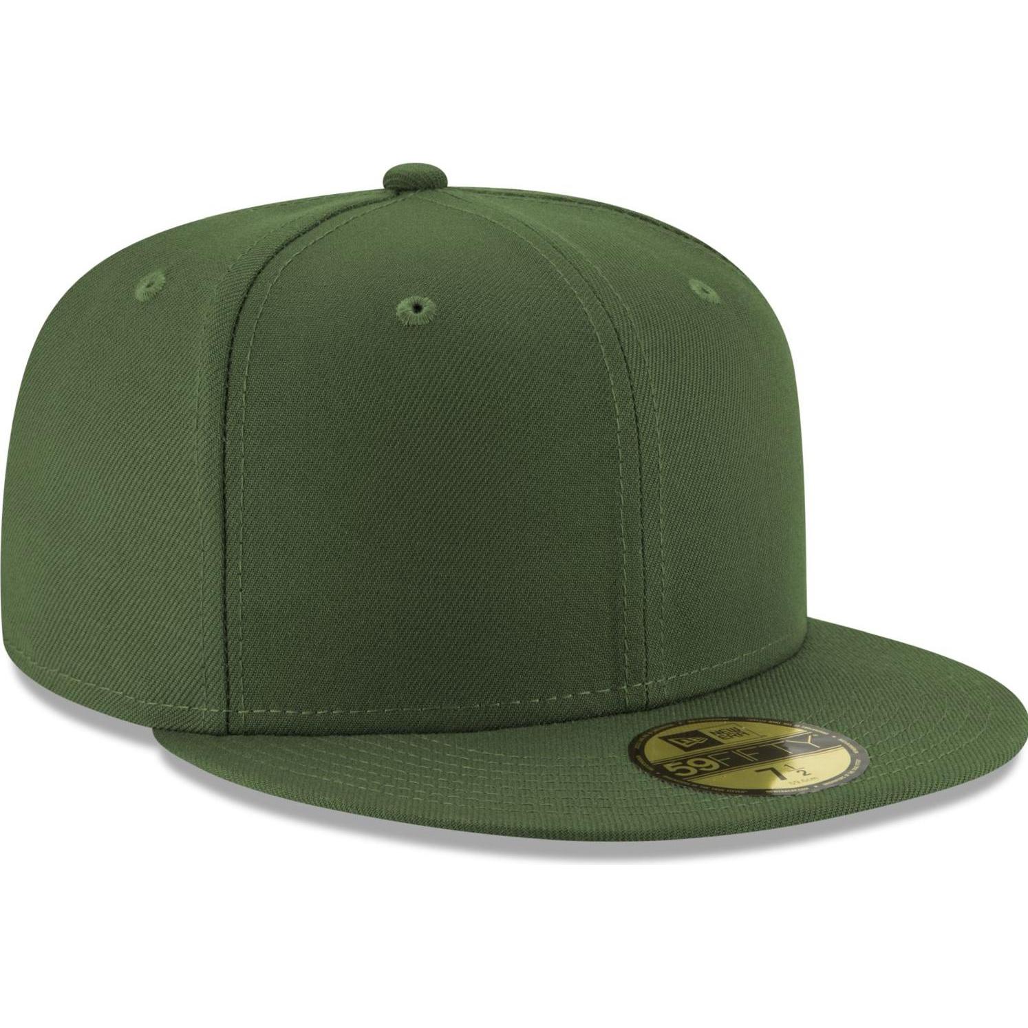 New Era, Herren, Cap, 59Fifty Fitted Cap - ESSENTIAL rifle green - 7 7/8, Grün, (7 7/8)
