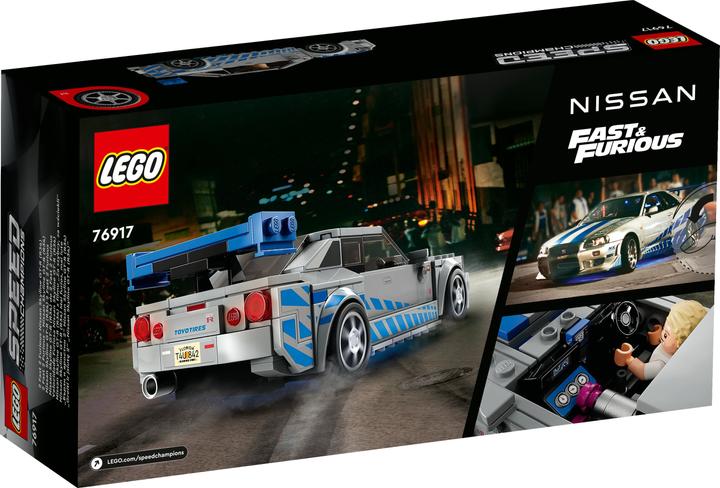 Produktbild LEGO 2 Fast 2 Furious - Nissan Skyline GT-R (R34) (76917, LEGO Speed Champions)