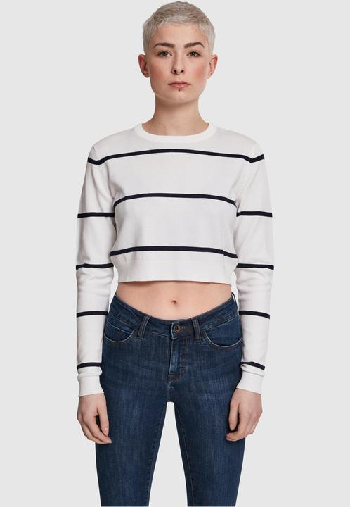 Produktbild Urban Classics Ladies Short Striped Sweater (XL)