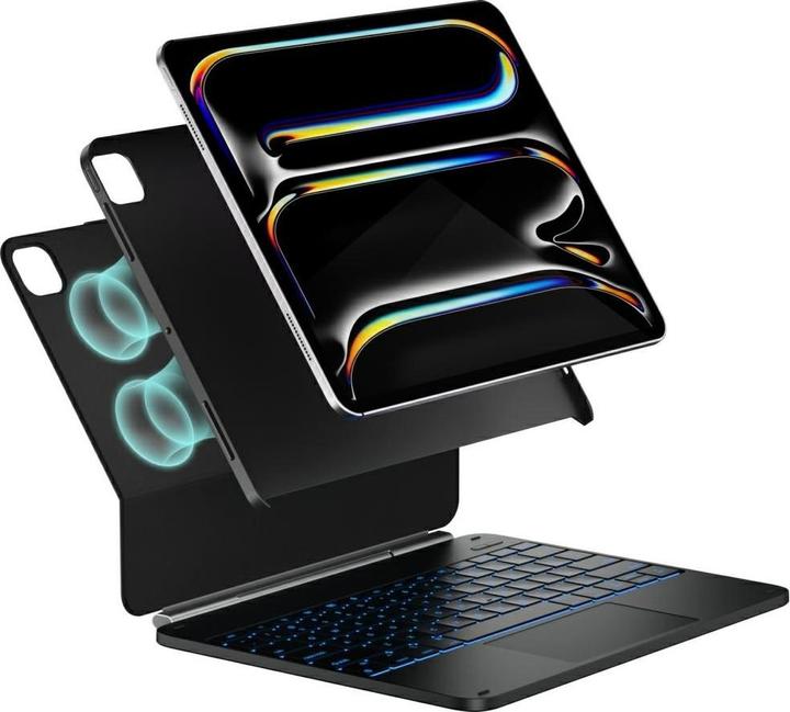 Actual product image Typecase Case Edge + with keyboard for iPad Pro 13" 2024/2025 black (US, Apple iPad Pro 13 2024, Apple iPad Pro 13 2025)