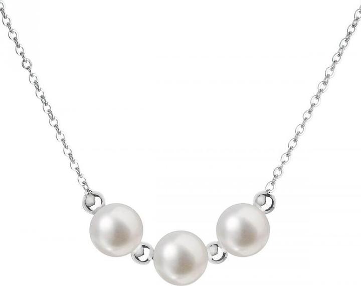 Image du produit Evolution Group Collier en argent avec perles véritables Pavon 22017.1 (L)