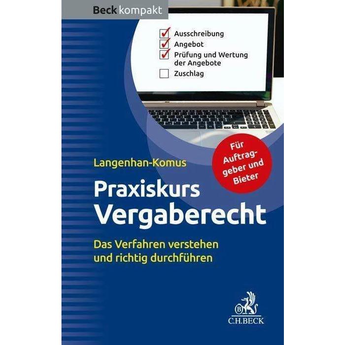 Thumbnail - Praxiskurs Vergaberecht, Fachbücher von Maike Langenhan-Komus