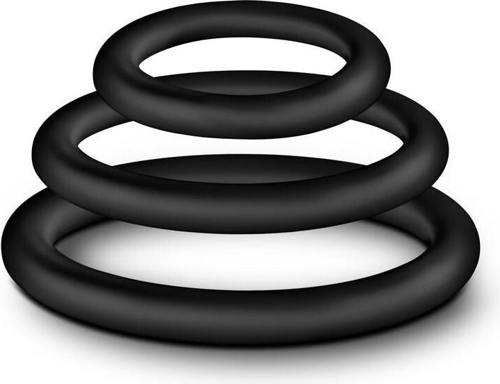 Actual product image Blush performance vs4 cock ring set black (5 cm)