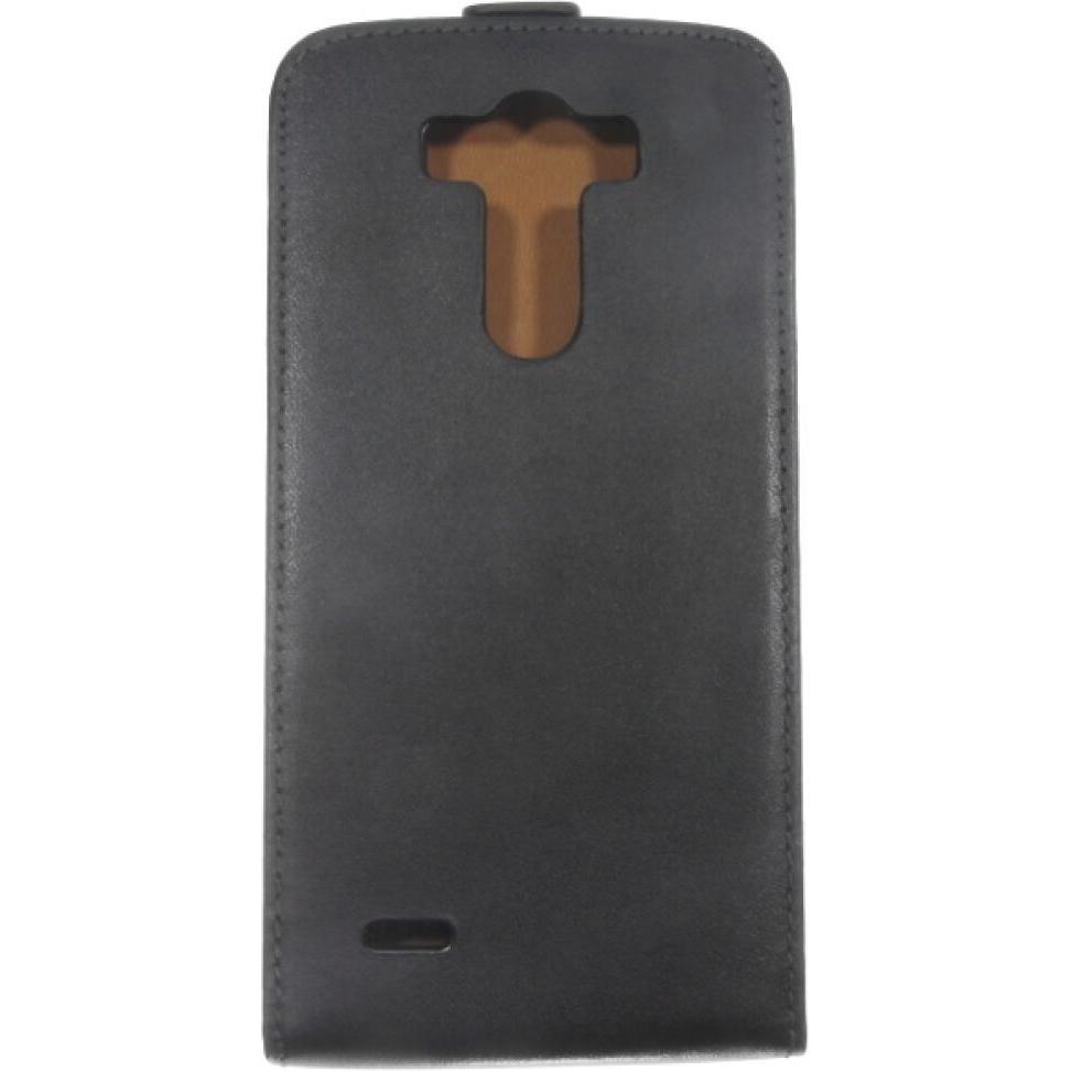 Thumbnail - OEM Slim Leather Flip Case LG G3 D855 - Black (LG G3), Smartphone Hülle, Schwarz
