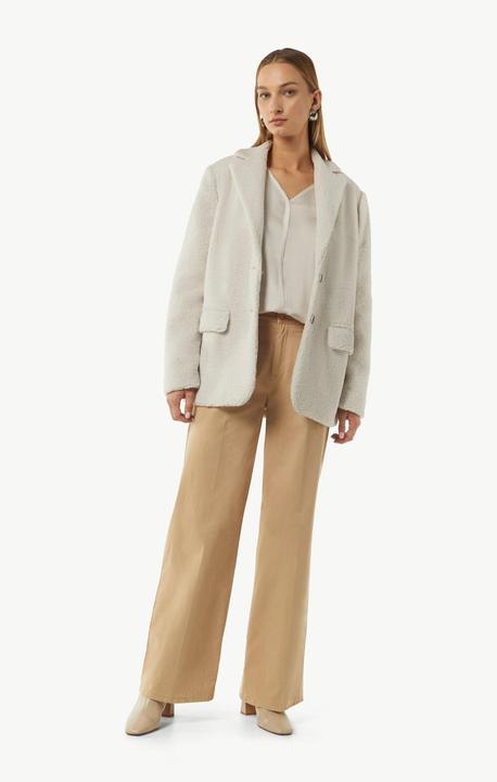 Actual product image Comma Bluse Satinierte Bluse mit V-Ausschnitt (46)