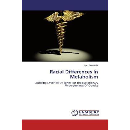 Racial Differences In Metabolism, Fachbücher