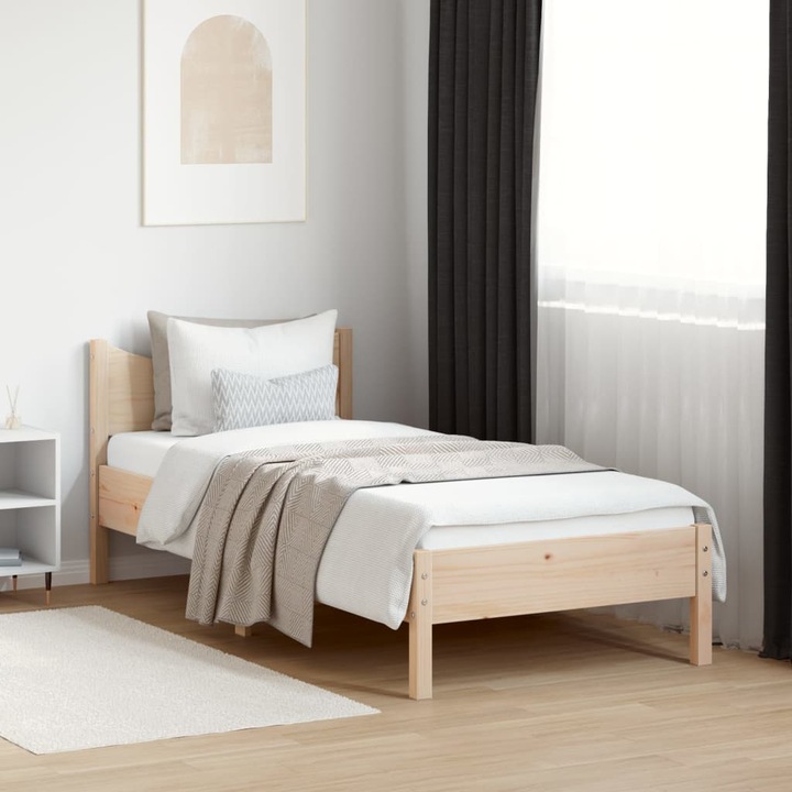 Produktbild VidaXL Bett Kiefer (135 x 190 cm)