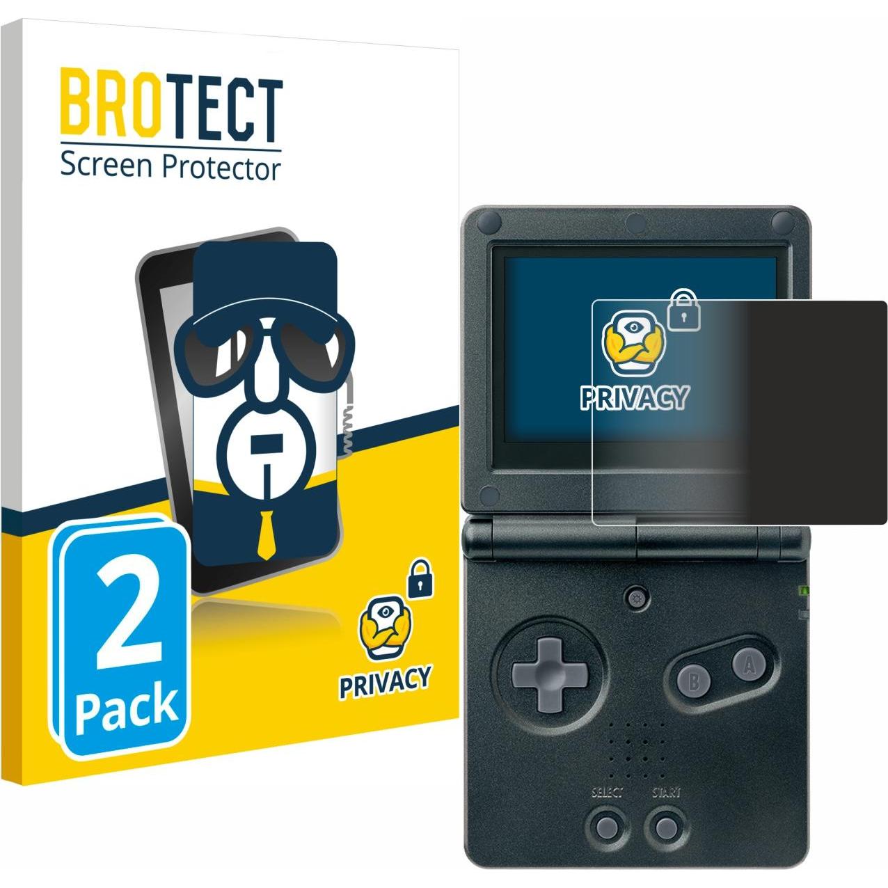 BROTECT Sichtschutzfolie Anti-Spy Privacy Folie Blaulicht-Schutz, Weiteres Gaming Zubehör, Blau