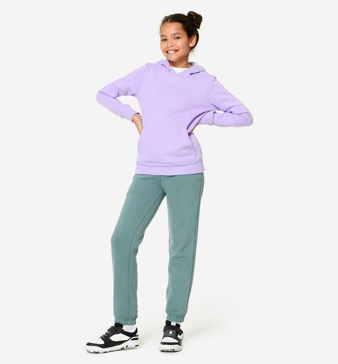 Image du produit Domyos Sweat à capuche enfant, violet (176)