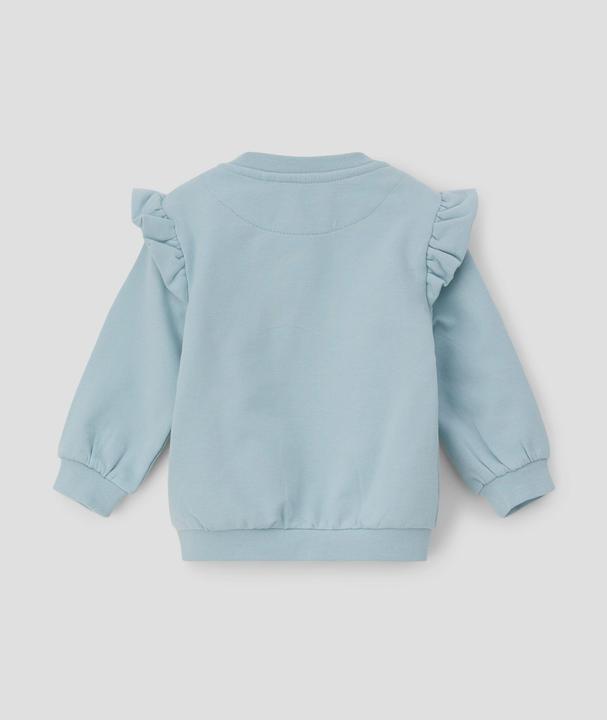 Actual product image s.Oliver Sweatshirt Jacke Sweatshirt-Jacke mit Rüschen (80)