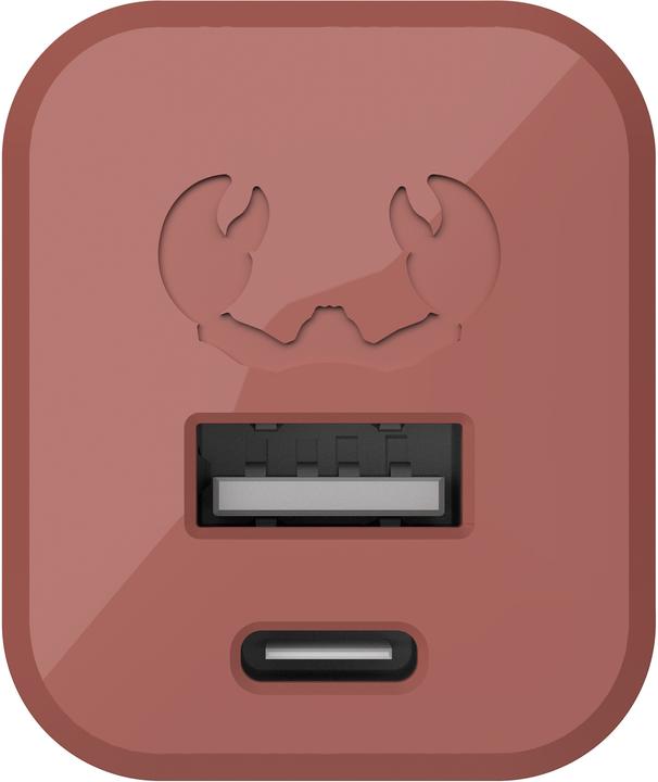 Productafbeelding Fresh'N Rebel USB-C Minilader 30W, Safari Rood (30 W, 2 ports)