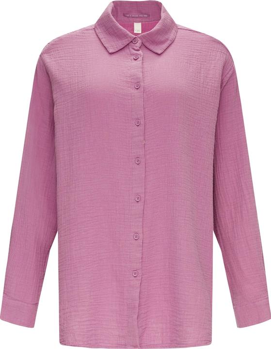 Image du produit s.Oliver Bluse Oversized-Hemdbluse aus Musselin (40)