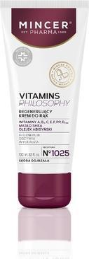 Actual product image Mincer Pharma Vitamins Philosophy Regenerating Hand Cream No.1025 100Ml (100 ml)