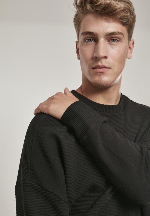 Actual product image Urban Classics Cut On Sleeve Naps Interlock Crew (M)