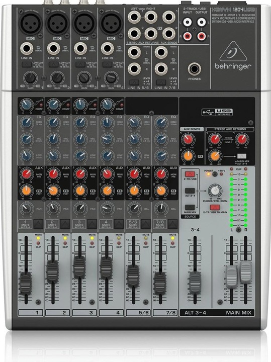 Actual product image Behringer Xenyx 1204USB (Studio- and Livemixer)