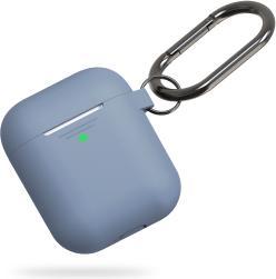 Actual product image Keybudz Elevate Keychain - AirPods 1/2 Silicone Protective Case (Navy Blue)