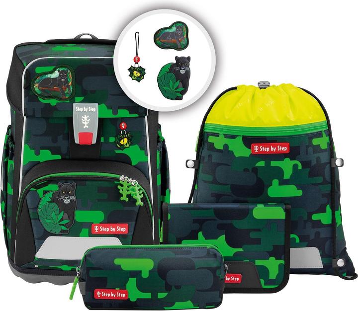 Black, Black Cat Chiko, Grey/Green