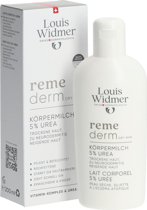 Produktbild Widmer Louis Remederm Körpermilch 5% Urea parfumiert 200 ml (Körpermilch, 200 ml)