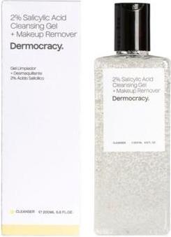 Actual product image Dermocracy 2% (SALICYLIC ACID) cleansing gel + make-up remover 200ml (Cleansing gel, 200 ml)