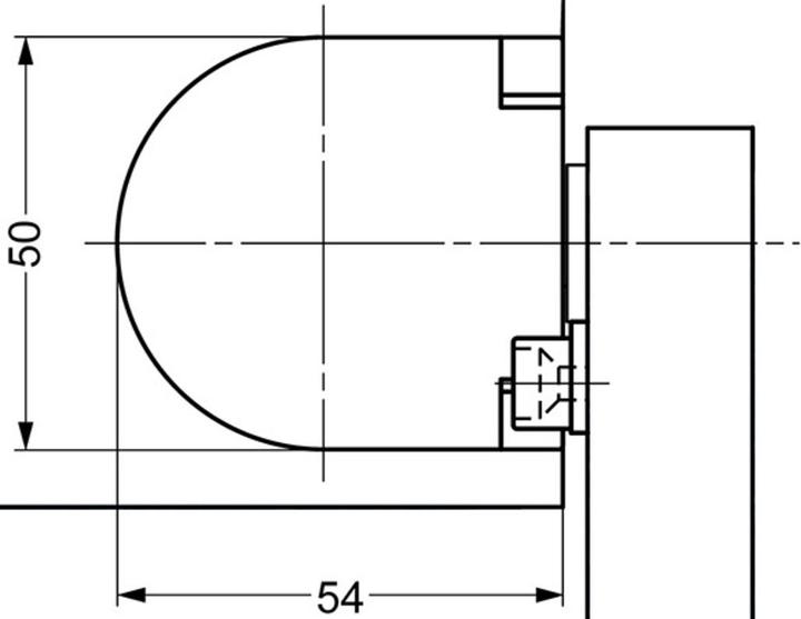 Actual product image Sugatsune Damping hinge (1 pcs.)