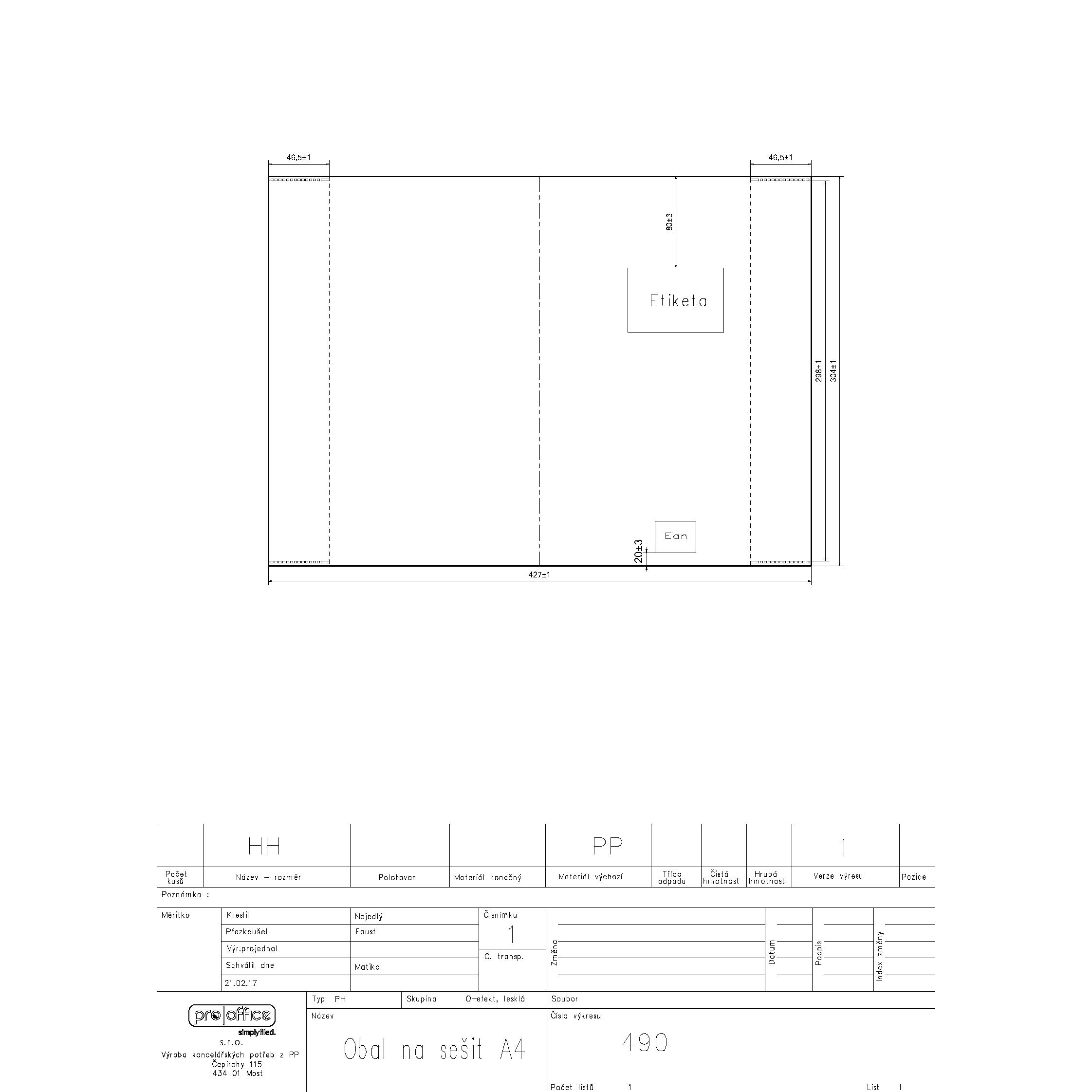 Thumbnail - Oxford, Mappe, Hefthüllen für A4 (A4, 1 x)