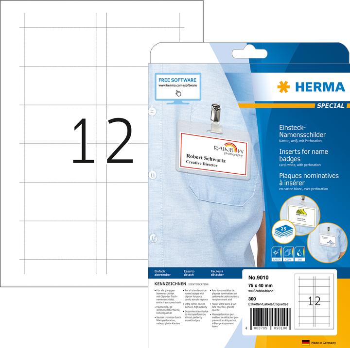 HERMA Namensschilder A4