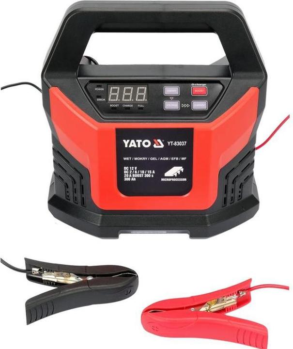 Yato PROSTOWNIK ELEKTRONICZNY 12V/2/6/10/15/20A (12V, 20 A)