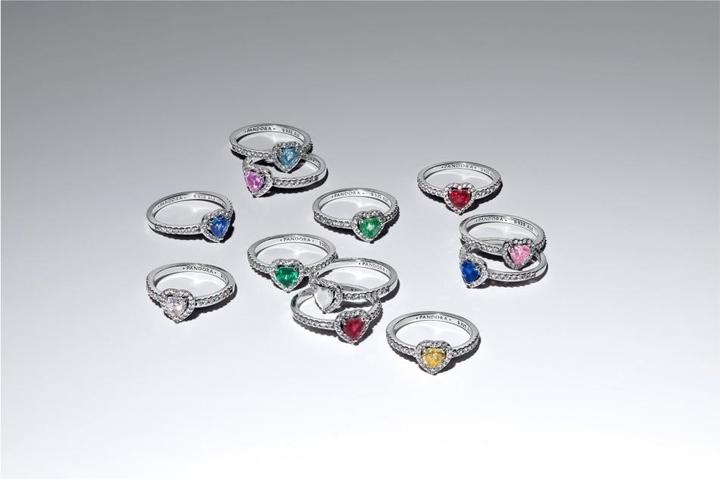 Produktbild Pandora Elevated Light Purple Heart Ring (54, 925 Silber)