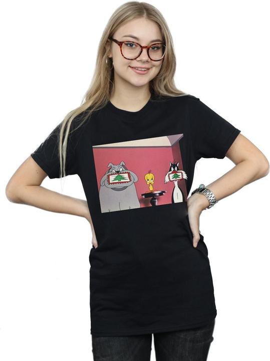 Produktbild Looney Tunes Christmas Postcard TShirt (XL)