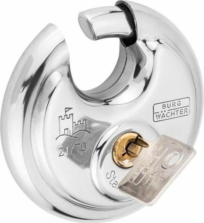 Actual product image Burg Wächter Circle 21, 70 mm stainless steel