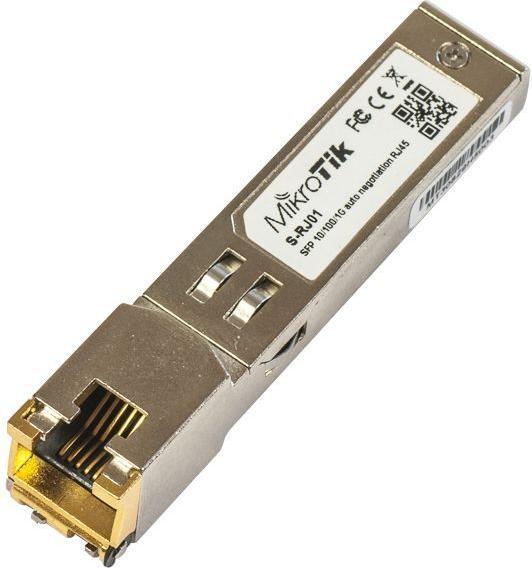 Actual product image MikroTik S-RJ01 RJ45 SFP 10/100/1000m copper module
