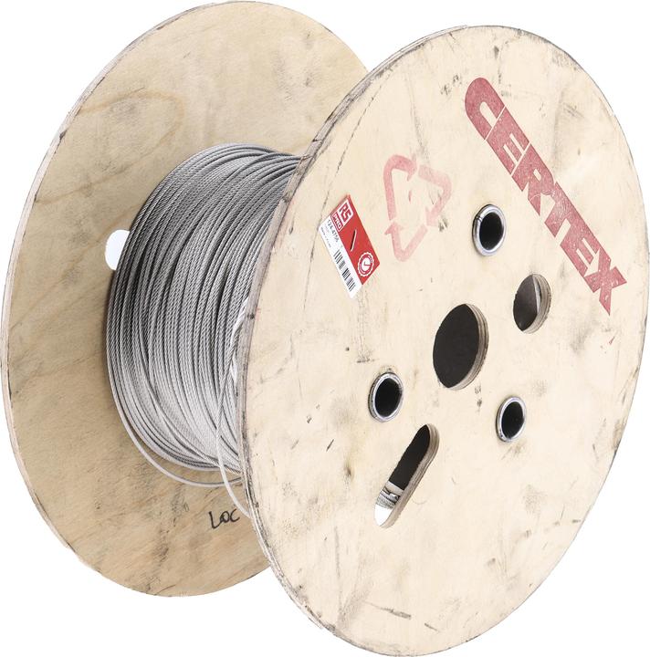 Produktbild RS PRO 2mm 6X7 IWRC RHO MBL: 0.23t 100mt Reel (100 m)