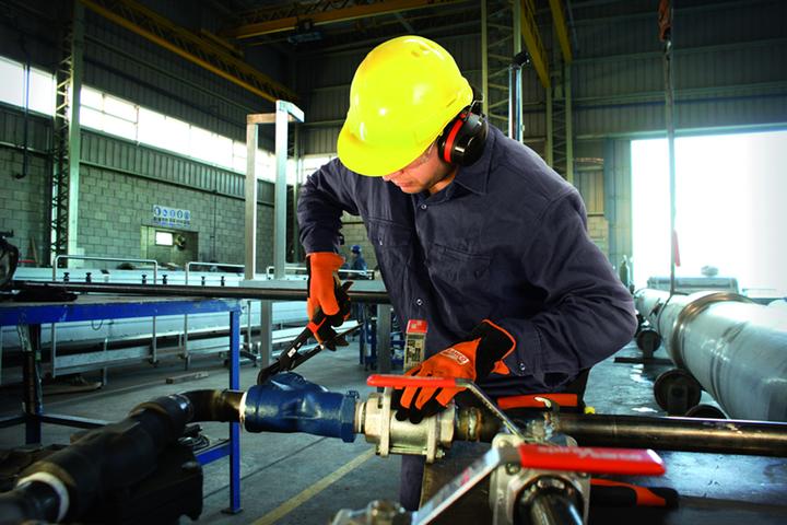 Produktbild Bahco ERGO 1" Rohrzange, Schwedisches Modell, 90° 12-1/2" (320 mm)