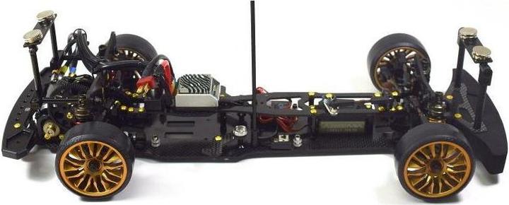 Absima Aluminium Magnet Karosseriehalter Set, Schwarz (Einheit)