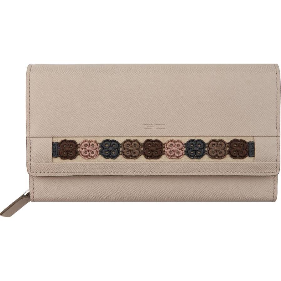 Giorgio Carelli, Damen, Portemonnaie, Damen Geldbörse, breit, Valentin, Beige