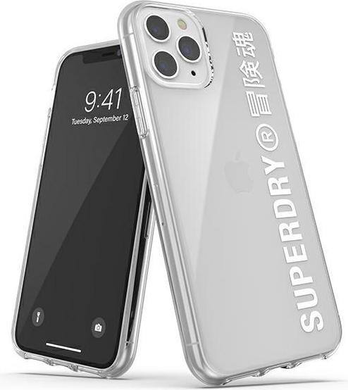 Actual product image Superdry Coque Clear Case transparente avec logo imprimé (Apple iPhone 11 Pro)