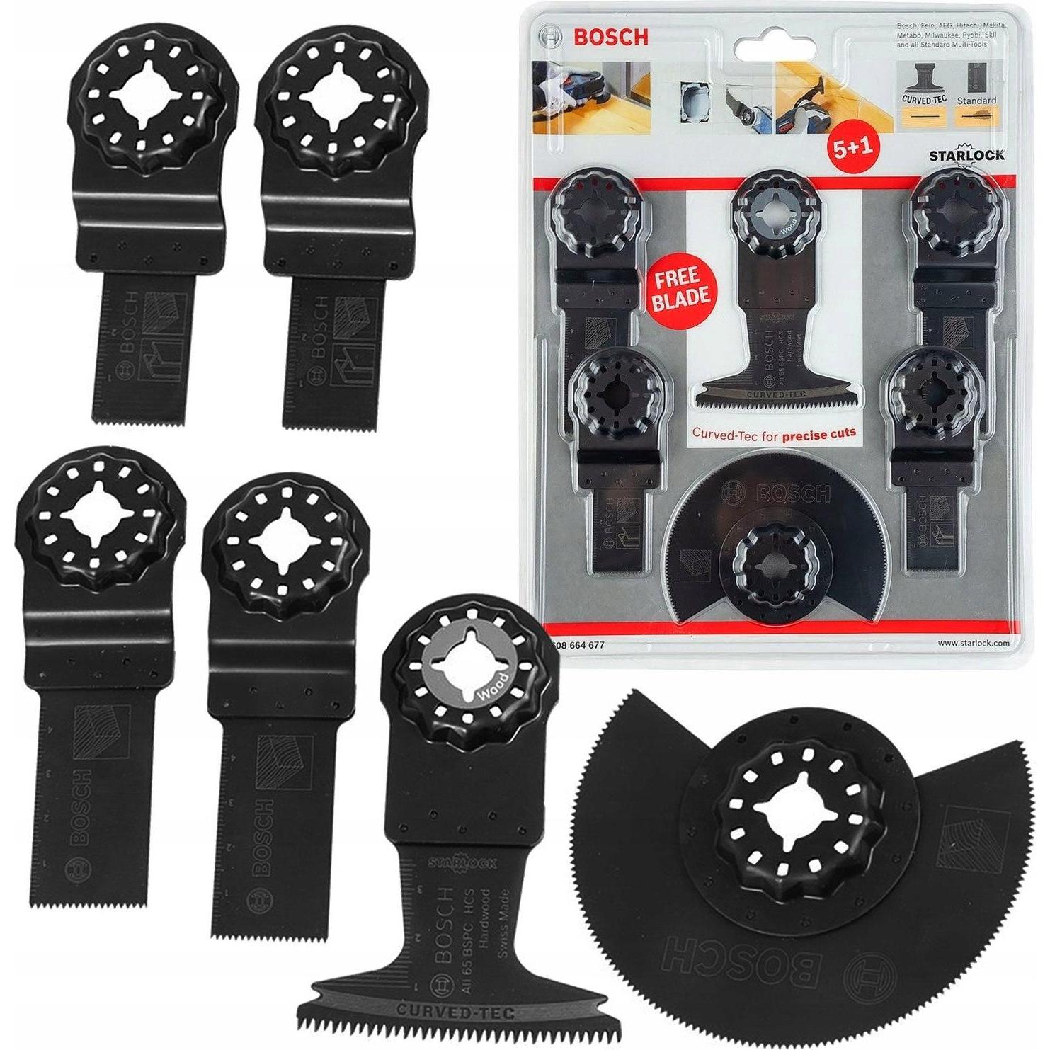 Bosch Hausgeräte, Lama, Bosch Zestaw 6 brzeszczotów Starlock do GOP PMF (2608664677)