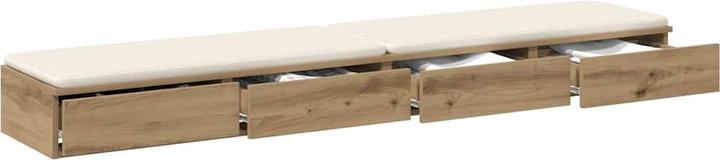 Produktbild vidaXL Nachttisch (36.50 x 36.50 x 16.50 cm)